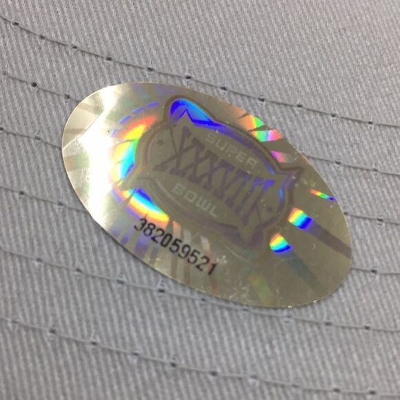 Super Bowl XXXVIII (Patriots won) cotton hat baseball cap with Velcro backstrap - Picture 4 of 14